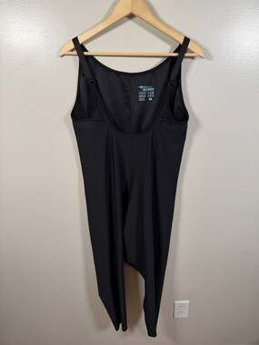 Marena Recovery Bodysuit Girdle Size 4XL Black Sleeveless Short Length